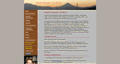 Desktop Screenshot of davidkoepsell.com