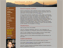Tablet Screenshot of davidkoepsell.com